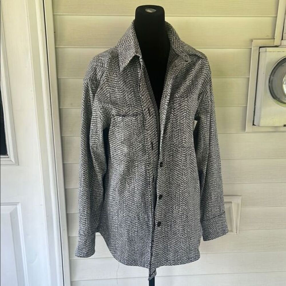Athleta Monochrome Textured Jacket XS   B